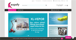 Desktop Screenshot of expofy.se
