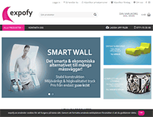 Tablet Screenshot of expofy.se
